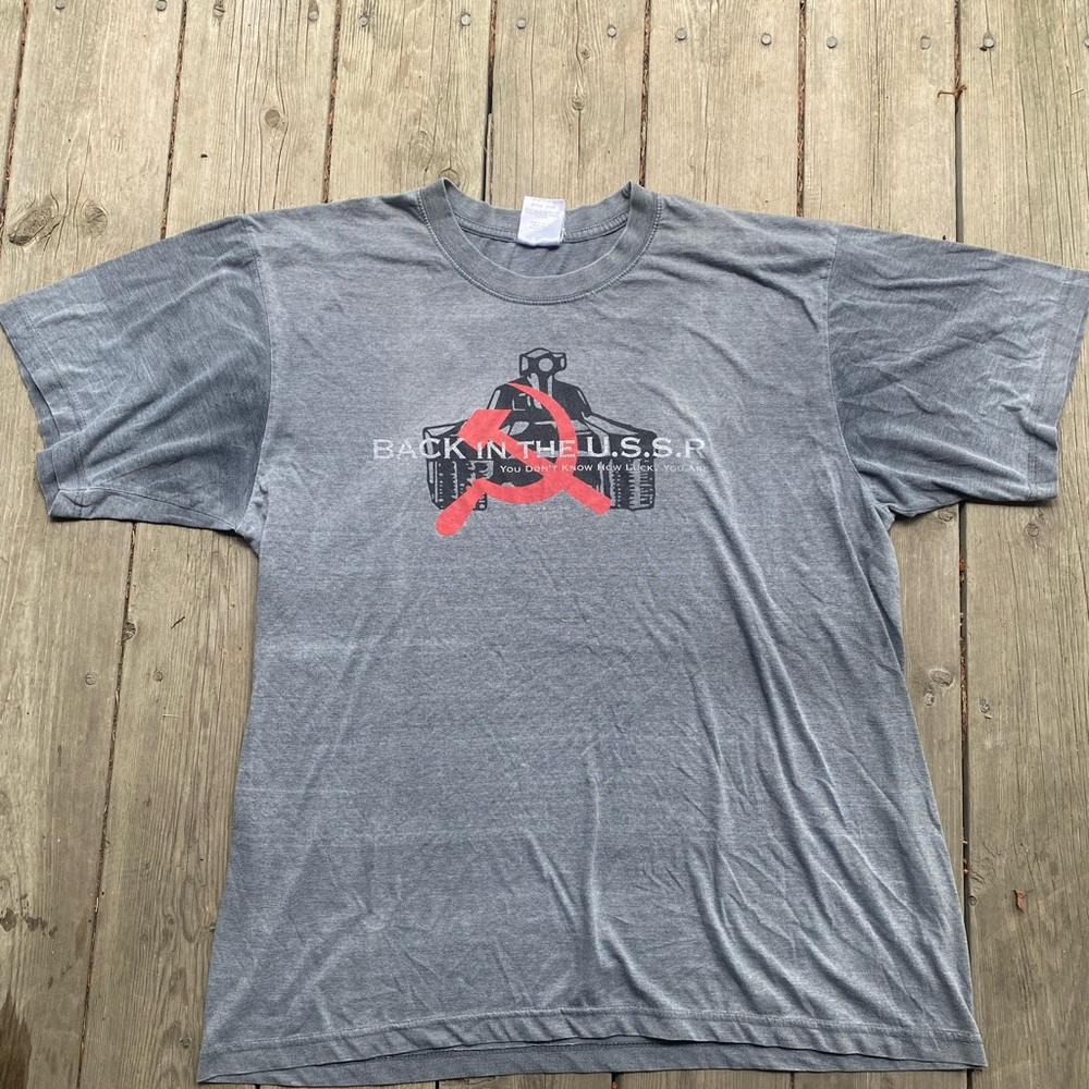 Vintage John Lennon back in the ussr tee